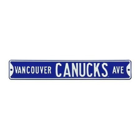 AUTHENTIC STREET SIGNS Authentic Street Signs 28125 Vancouver Canucks Avenue Street Sign 28125